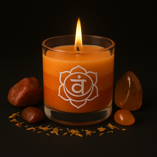 Sacral Chakra Candle Jar
