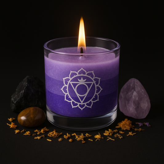 Third Eye Chakra Candle Jar