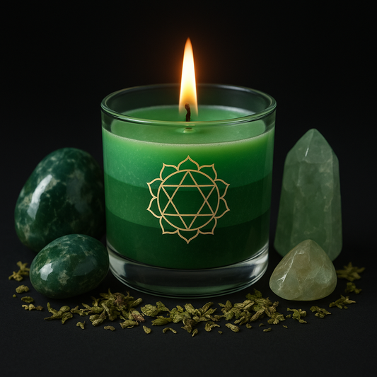 Heart Chakra Candle Jar