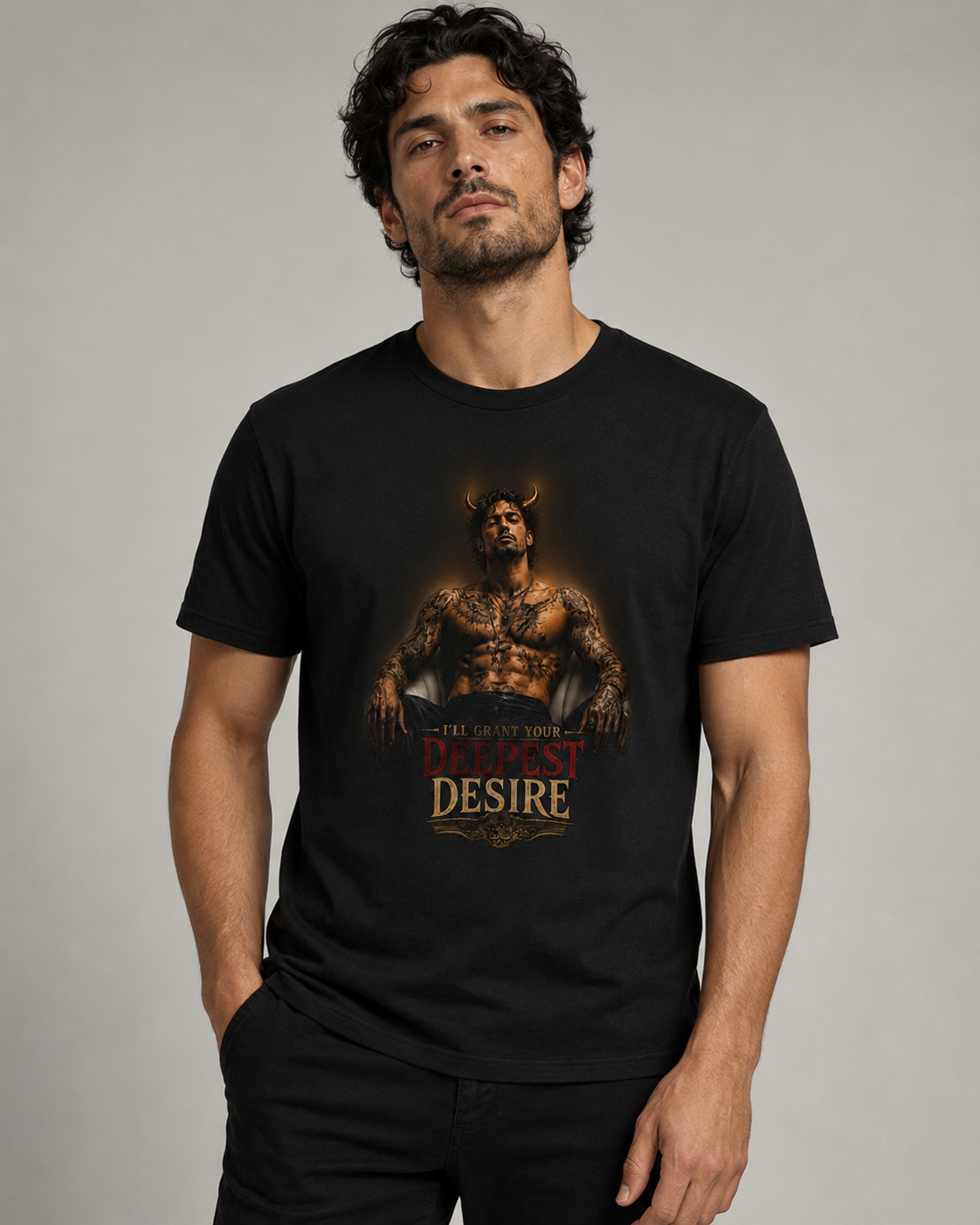 Lucifer I'll Grant Your Deepest Desire T-shirt design by SoulStone Co