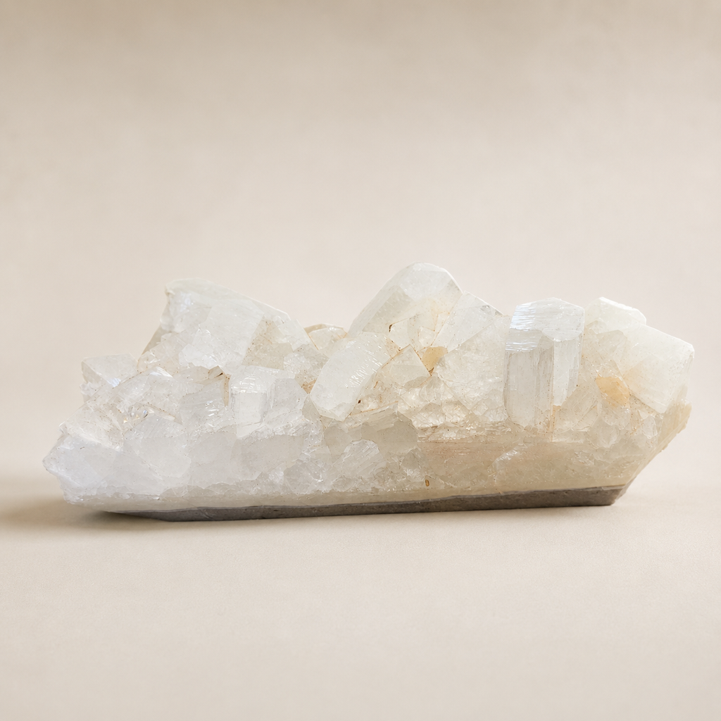 White Apophyllite Cluster