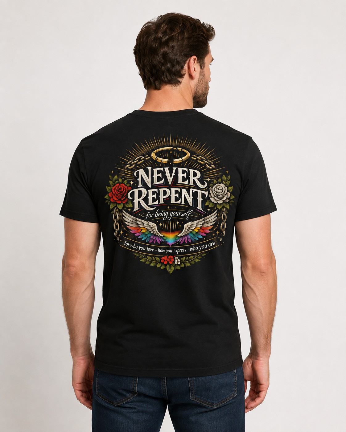 SoulStone Never Repent UV DTF design
