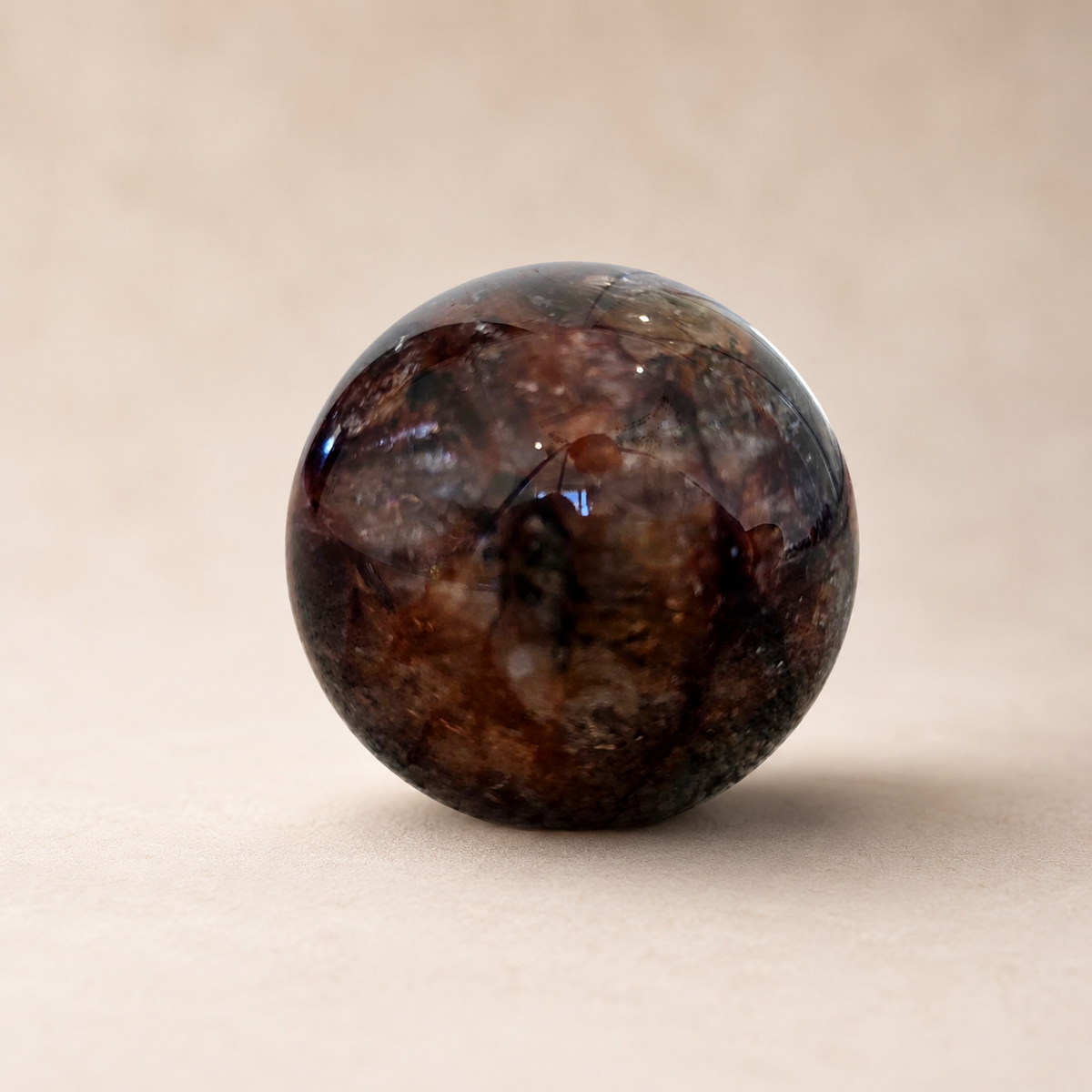 Fire Quartz Sphere