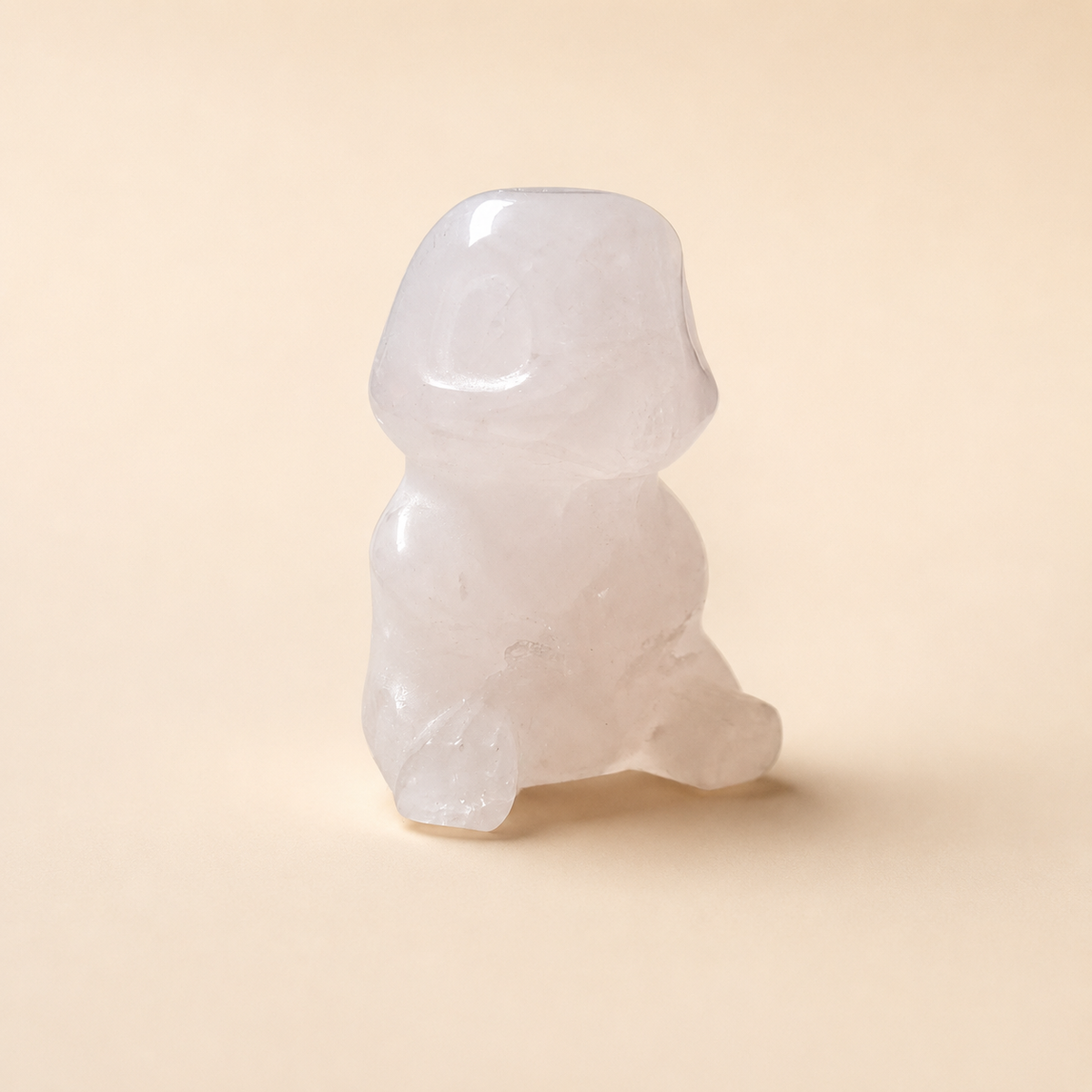 Charizard Rose Quartz crystal carving by SoulStone Co