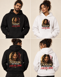 I'm Healing Not Healed warrior hoodie mockup front and back