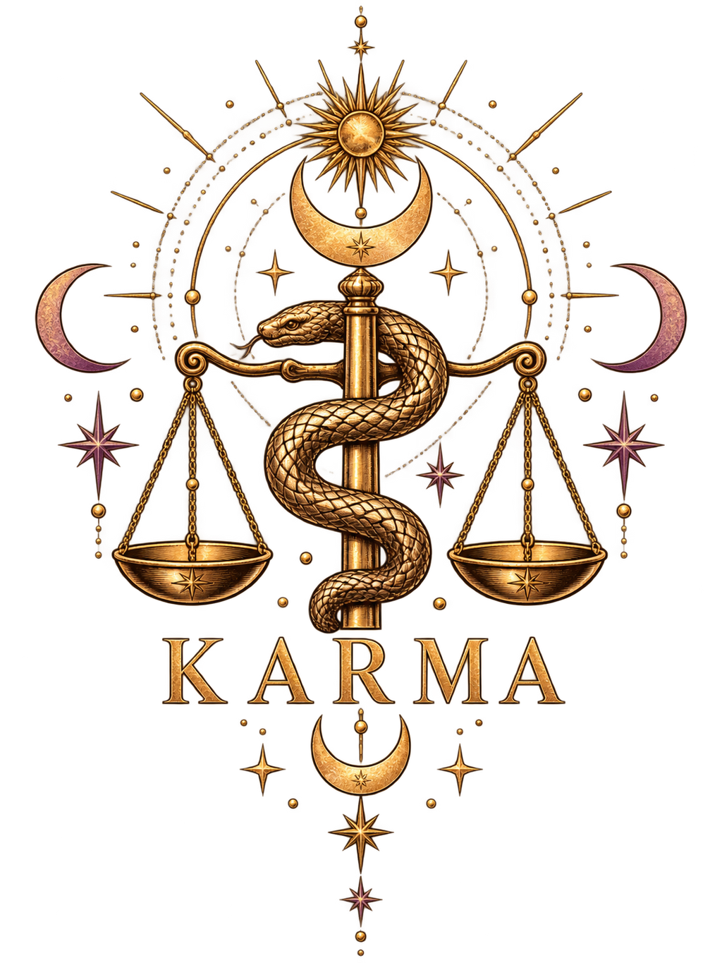 Karma Celestial T-shirt design