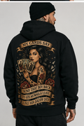 Send That Boy Back tarot hoodie black back mockup