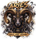 Aries Fearless zodiac ram artwork by SoulStone Co