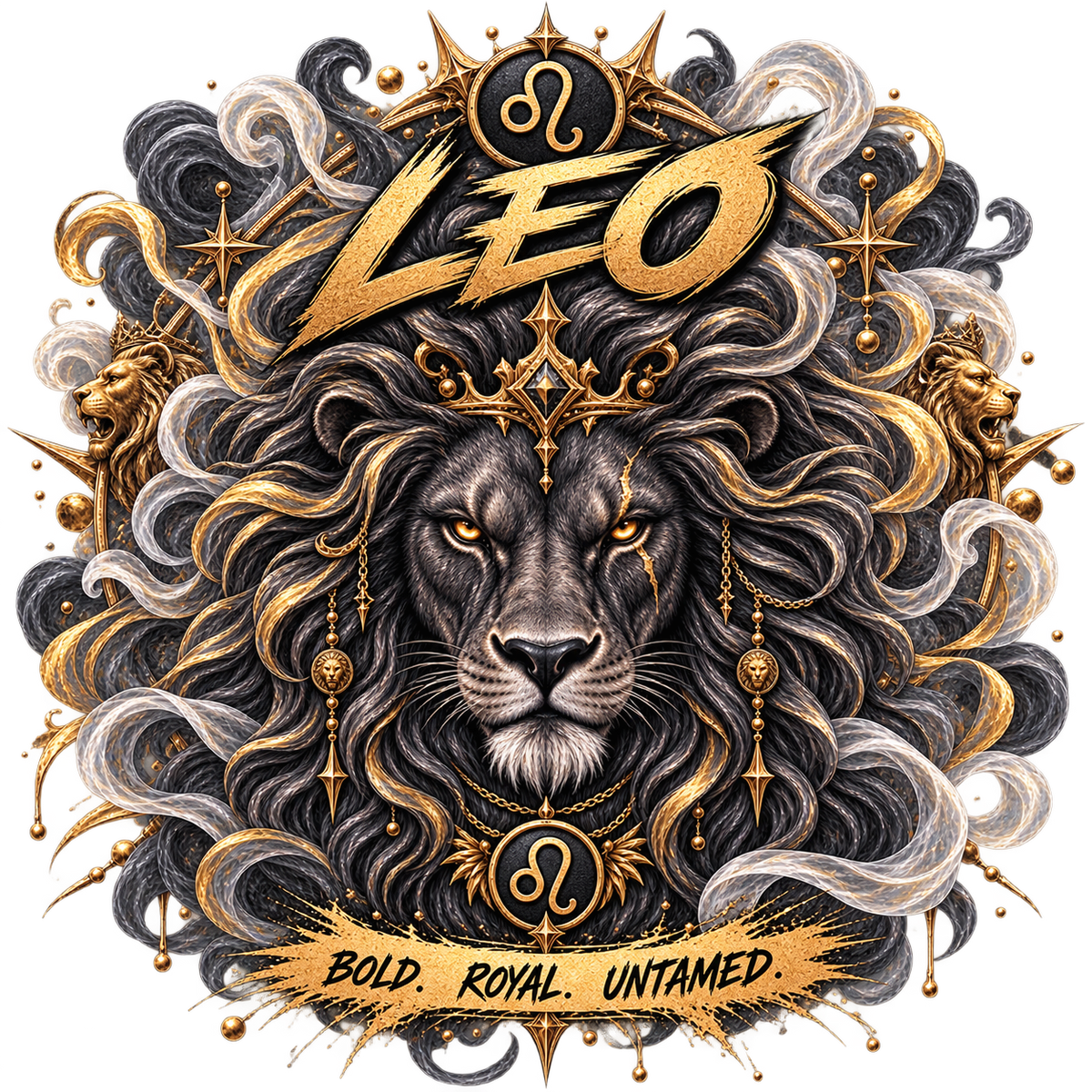 Leo Zodiac astrology artwork by SoulStone Co
