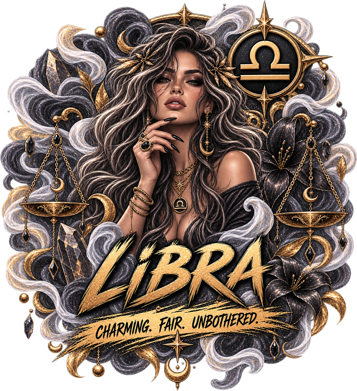 Libra Zodiac astrology artwork by SoulStone Co