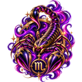 Scorpio Cosmic zodiac artwork by SoulStone Co