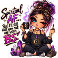 Spiritual AF crystal and celestial artwork by SoulStone Co
