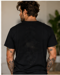 Karma Celestial T-Shirt black back mockup on male model