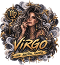 Virgo Zodiac astrology artwork by SoulStone Co